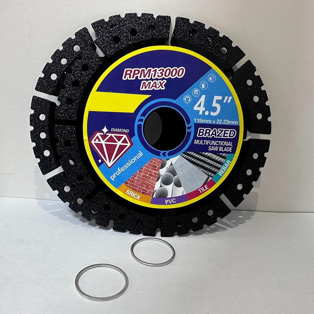 3pcs Multi-Functional Cutting Discs, Precision Metal Cutting Blades, 115x22mm, Suitable for PVC, Iron, Stainless Steel, Aluminum, High Carbon Steel