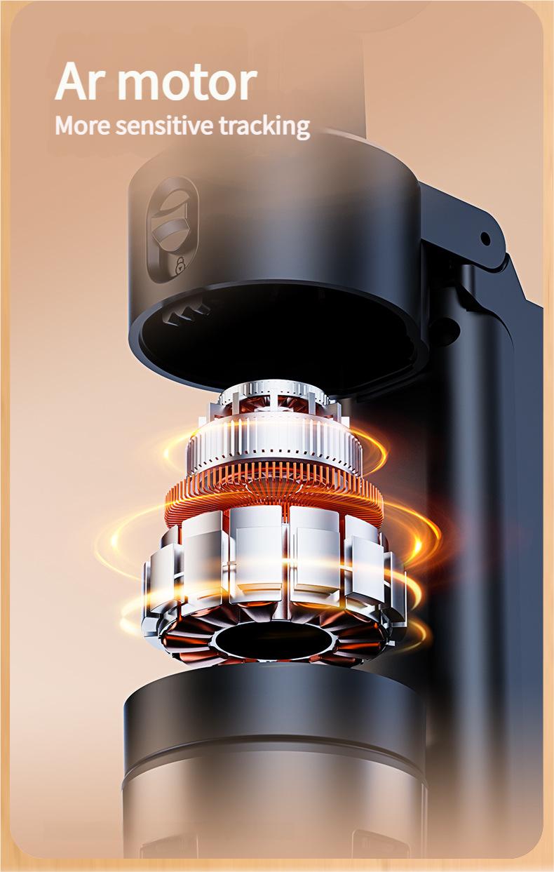 Auto Face Tracking Tripod for iPhone with 2 Fill Lights,360 Rotation Selfie Stick,70" Phone Stand with Rechargeable Remote Control for TikTok Vlog Video Recording,Tripod for GoPro/Camera/Ring Light