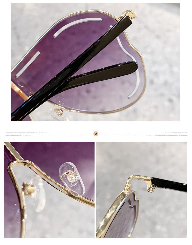 Oversized One-Piece Shield Sunglasses for Women, UV400 Protection Gold Frame Windproof Shades, Trendy Gradient Purple Lens Cycling & Streetwear Eyewear Oversized One-Piece Shield Sunglasses for Women, UV400 Protection Gold Frame Windproof Shades, Trendy Gradient Purple Lens Cycling & Streetwear Eyewear