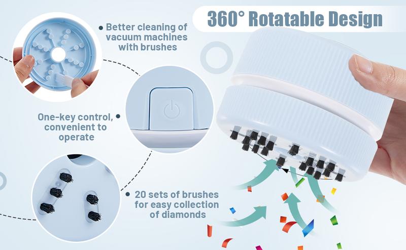 Desktop accessories, handheld vacuum cleaners, mini desktop vacuum cleaners, desktop sweepers, art beads debris cleaners, home and car dust collectors, compact desktop cleaners for removing pencil shavings and debris, with a great design