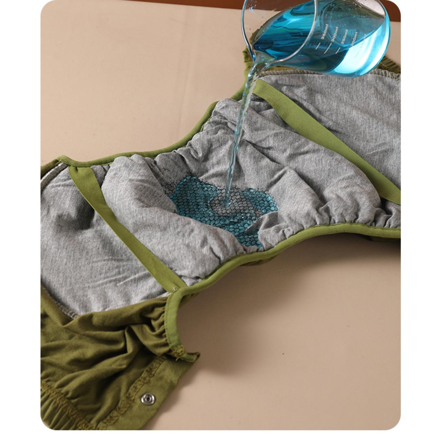 Washable Incontinence Underwear for Adults - Ultra-Absorbent, Leak-Proof, Reusable, Comfortable Eco-Friendly Adult Pull-Up Diapers for Elderly Care