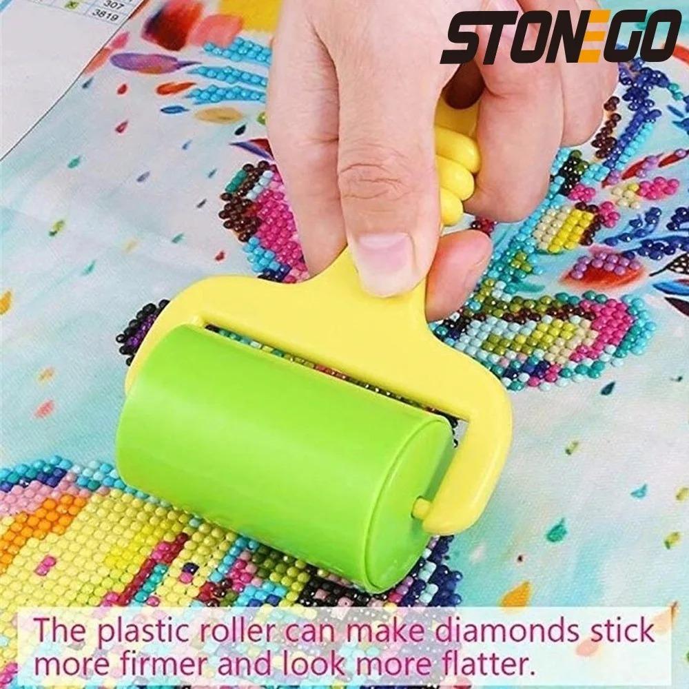 Multi-Purpose DIY Clay Roller & Compactor Set with Non-Slip Grip - Diamond Painting Tools, Art & Craft Mold for Kids, Stress Relief Toys, Creative Handmade Projects, Portable Shaping Tools for Adults and Children