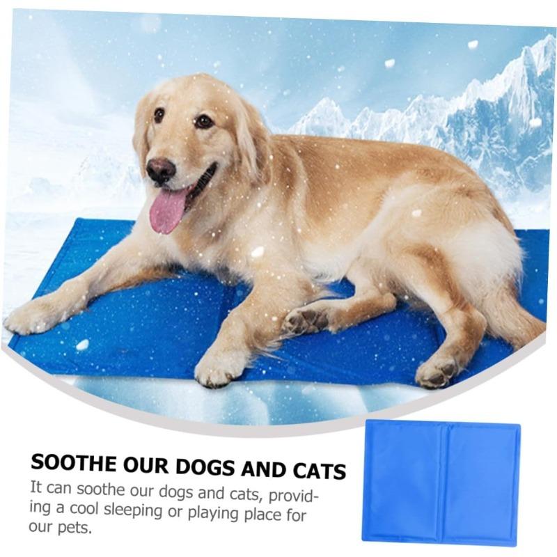 Summer Pet Cooling Mat for Dogs and Cats, Nonskid Breathable Cooling Pad 40x50cm, Sturdy Chew-Resistant Indoor Sleeping Cushion for Home and Travel