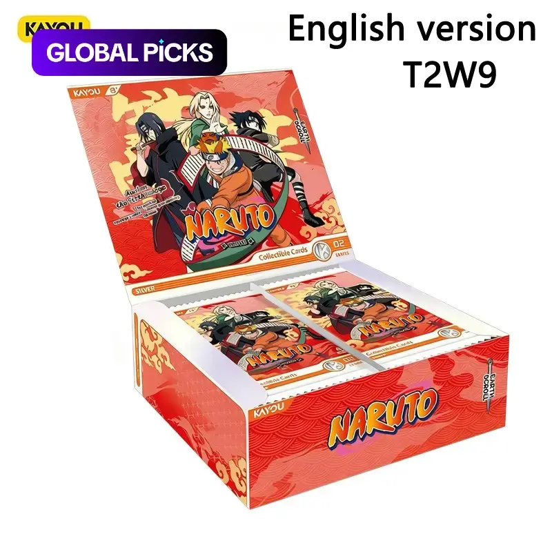 Official Kayou Naruto Card Game Chapter 9, SEA, English & Chinese Versions, High-Quality Collectible Toy Cards, Trading Card Collectible, Ideal Birthday Gift