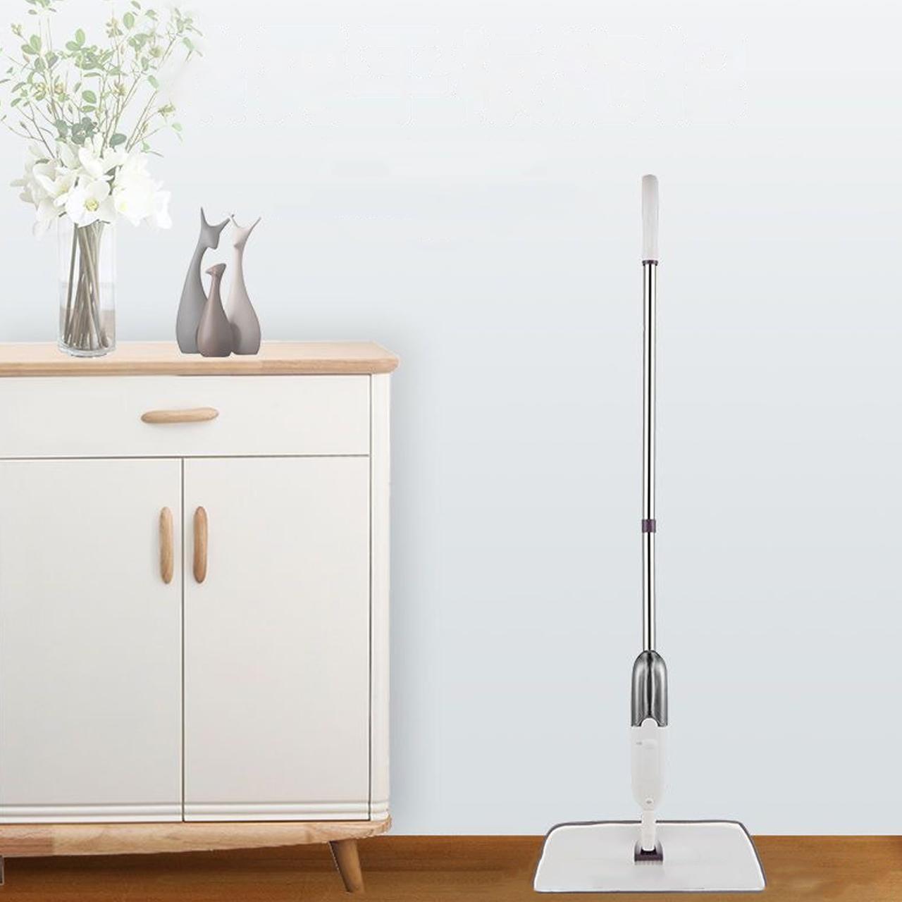 Multifunctional Microfiber Spray Mop with Reusable Pad, Wet Dry Cleaning for Hardwood, Decorative Panels, Tiles, Ceramic Floors, Microfiber Mop Pads