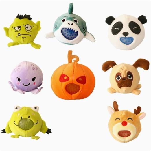 Creative Cute Pet Plush Stress Ball: Adorable Animal-Shaped Squeeze Toy—the Perfect Stress-Relief Tool and Holiday Gift. Styles vary. A must-have for stress relief. Suitable for ages 12 and up.