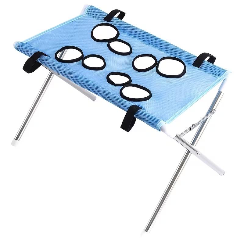 Multi-Functional Pet Grooming Hammock with Bath Support Rack, Ideal for Cat & Dog Bathing and Nail Trimming
