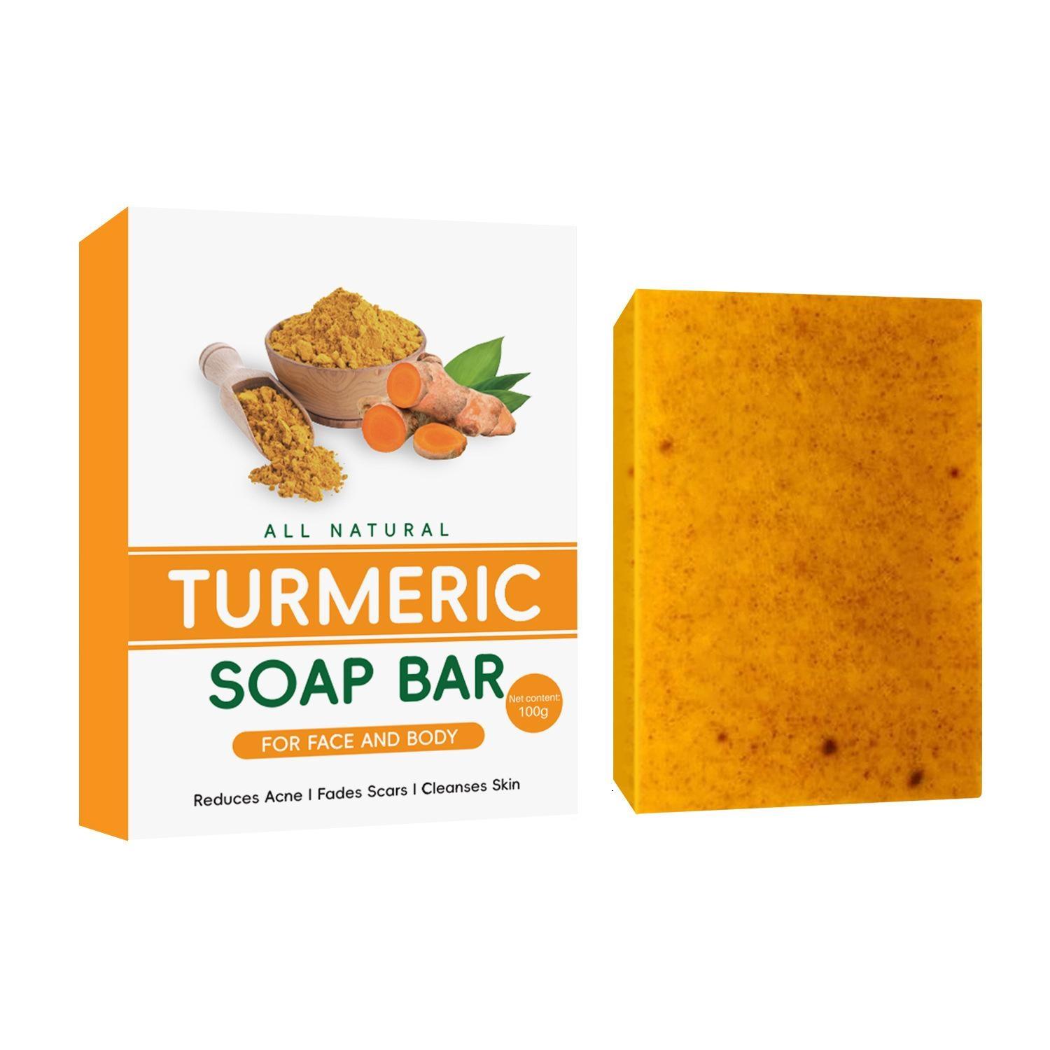 Lemon Turmeric & Kojic Acid Brighetning Soap, Dark Spot Remover Cleansing soap