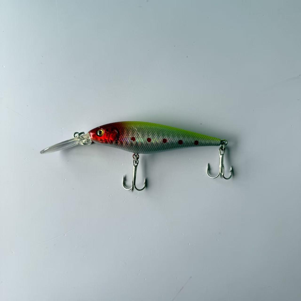 Reproduction of a famous brand, bestseller, 1 piece, Lure Long Tongue Floating Deep Diving Minnow Imitation Fish Bait for Walleye, suitable for freshwater and saltwater fishing, fishing accessories, tackle, and gear
