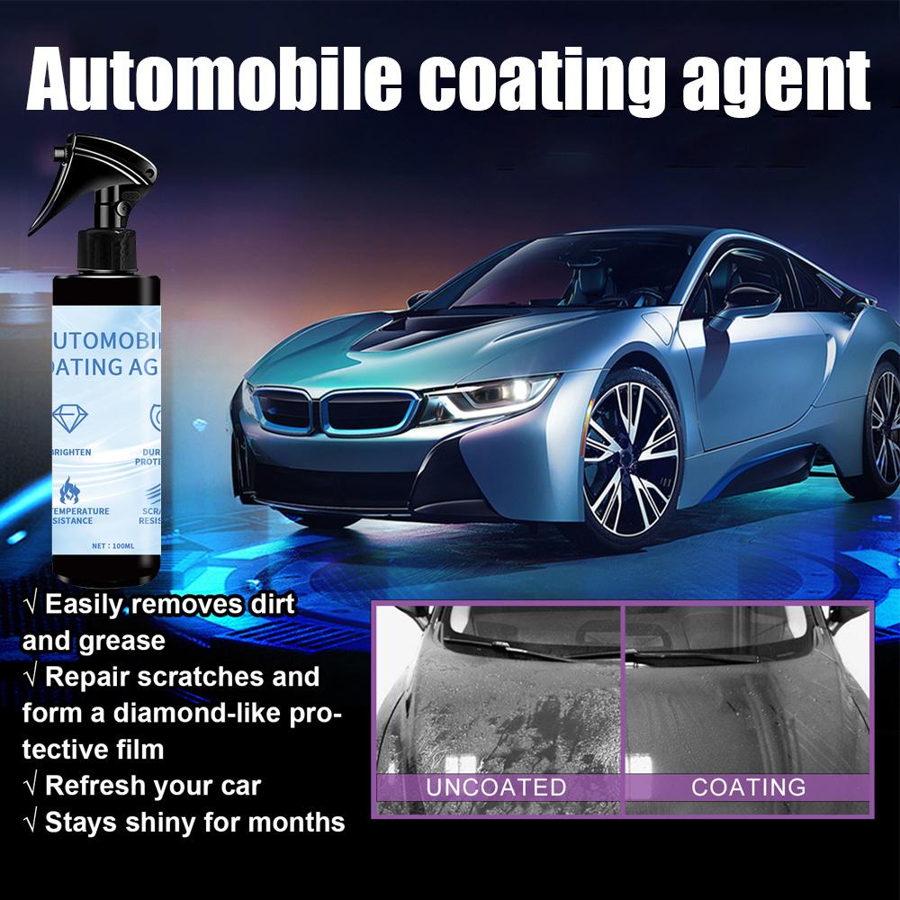 100ML Car Paint Coating Agent, High Gloss Brightening, Hydrophobic Waterproof, Scratch Resistant, UV Protection, Long-Lasting Defense