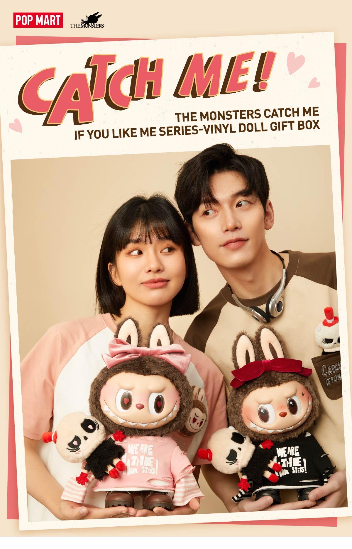 (Cat10015)THE MONSTERS Catch Me If You Like Me Series-Vinyl Doll Gift Box
