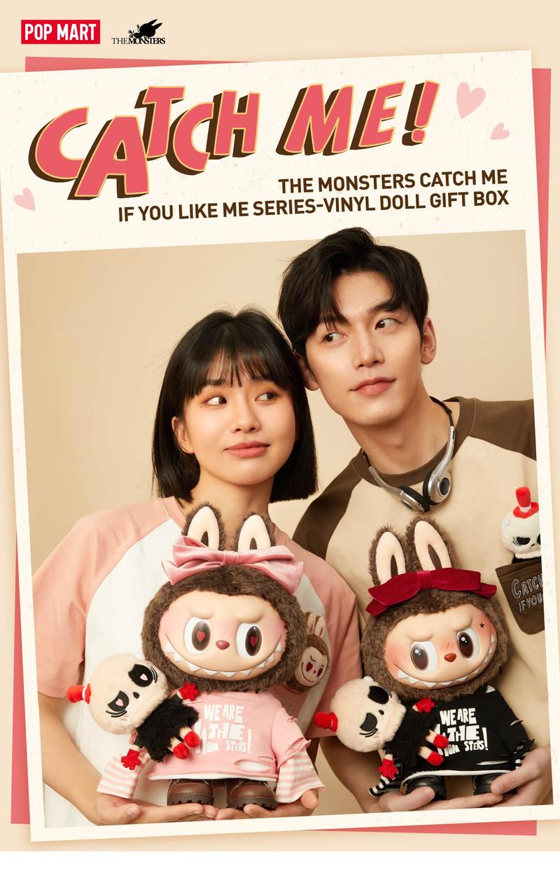 (Cat10015)THE MONSTERS Catch Me If You Like Me Series-Vinyl Doll Gift Box