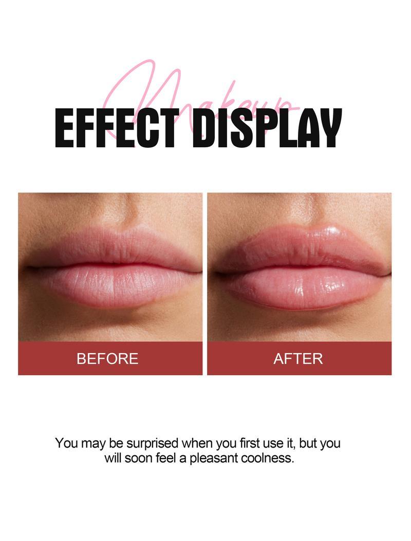【Limited Time Activity】 Shiny Lip Gloss LipPlumping Booster Spicy LiplipstckLjifter GlossHydrating Volumizes HighShine Lip PlumpinlipGlass Mirror LipGlaze Lip Makeup Lip PlumpingGlossLip Plumping Serum Instant Fuller LipsFestive Lip Gloss Gift Set