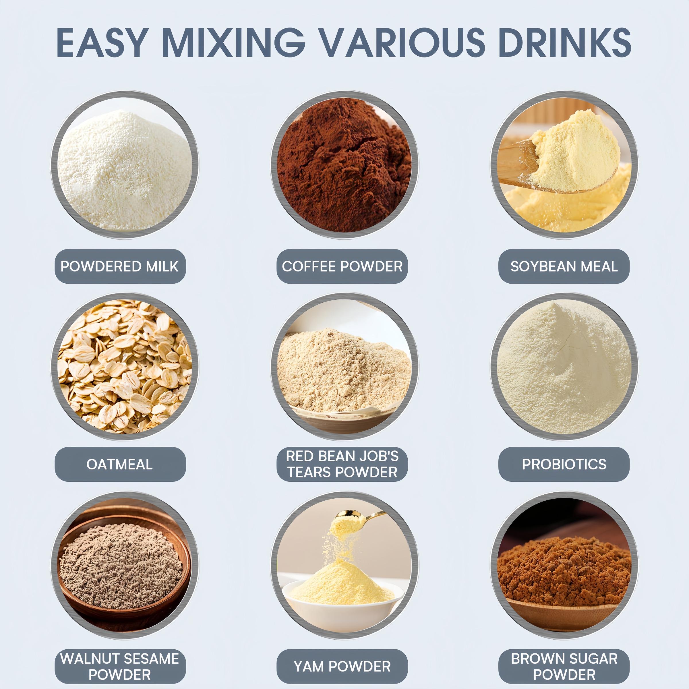 Smart Coffee Cup with Lid, Automatic Stirring, Temperature Display, USB Rechargeable, Suitable for Coffee, Tea, Hot Chocolate, Gift for Women