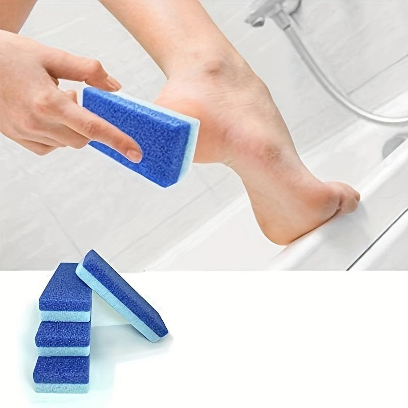 4 Pcs Foot Pumice Stones and Scrubbers, Durable Exfoliating Pedicure Stones, Home Body - Cleansing Tools for Men and Women