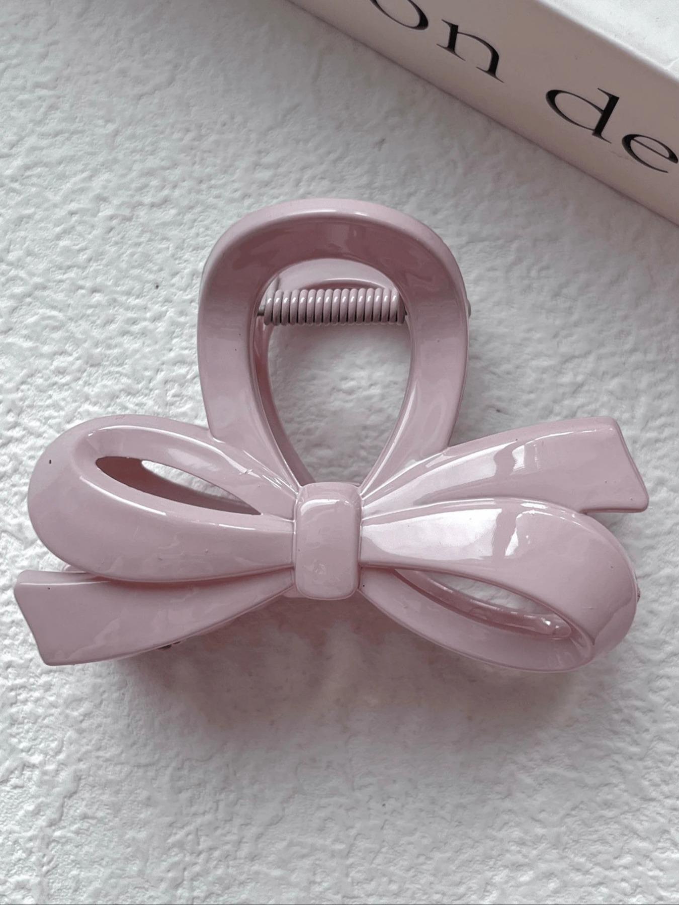 Minimalist Elegant Bow Design Hair Claw, Cute Trendy Hair Claw, Fashionable Hair Accessories for Women & Girls, Hair Clip