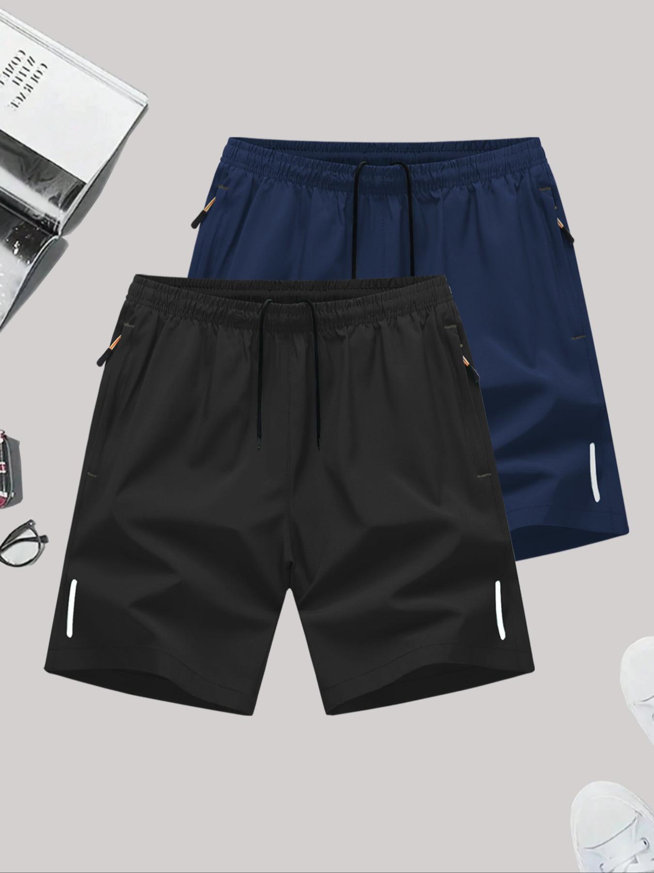Men's Casual Sports Shorts, Quick-Drying Running Fitness Training Breathable Fashion Printed Knee Length Pants