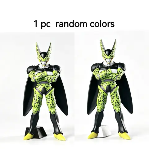 8.27 Inch Full Body Cell Anime Figure, Model Collectible Figurine, Dragon Ball Z Collection Statue, Villain Character Doll, Desktop Display for Anime Collectors, Figurine Collectibles