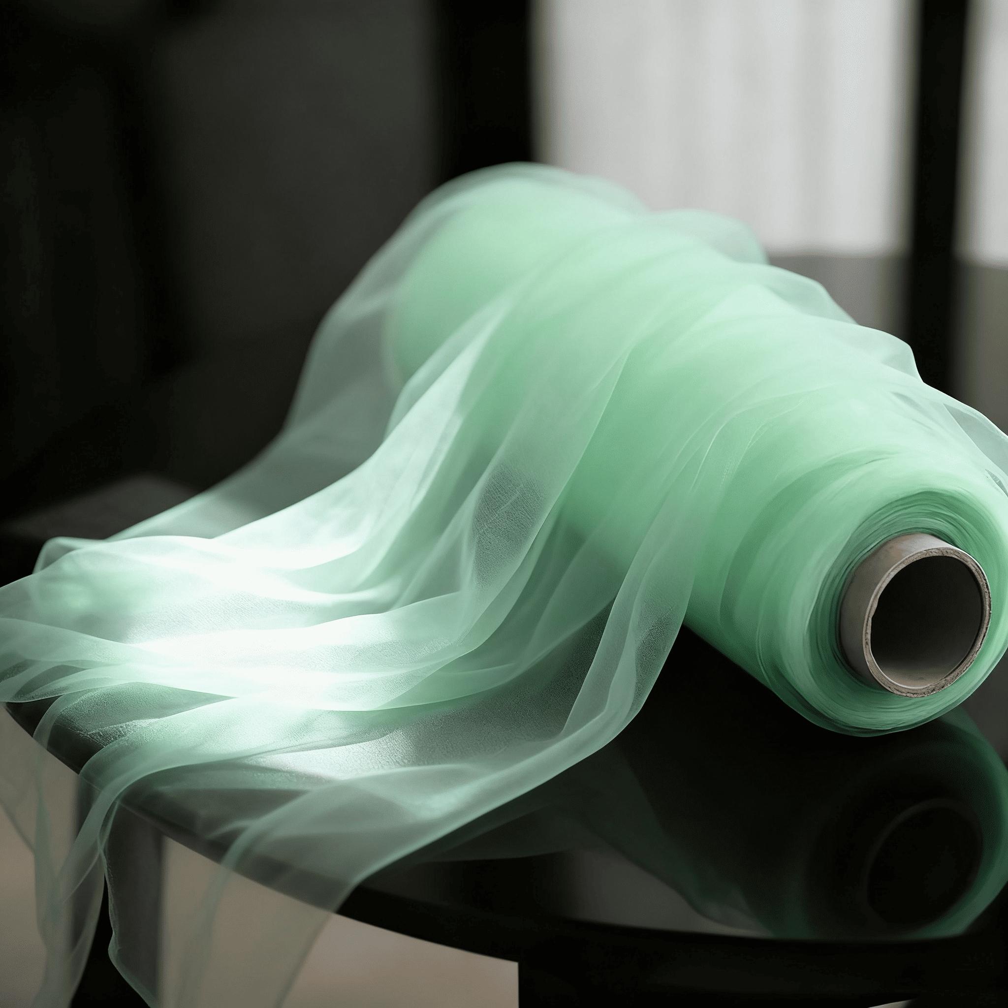 One piece of romantic light green large wedding tulle fabric, suitable for wedding arches, ceremony backdrops, tent decorations, Valentine's Day, Christmas, Halloween, Thanksgiving, etc., indoor and outdoor decorations, party banners, and pennants.