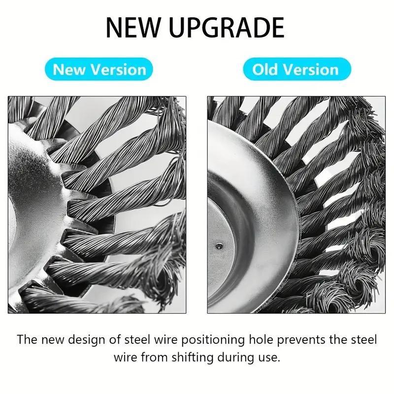 Alloy Steel Weed Brush Head, Lawn Mower Attachment, Rust Removal and Weeding Tool, Garden Equipment Accessory
