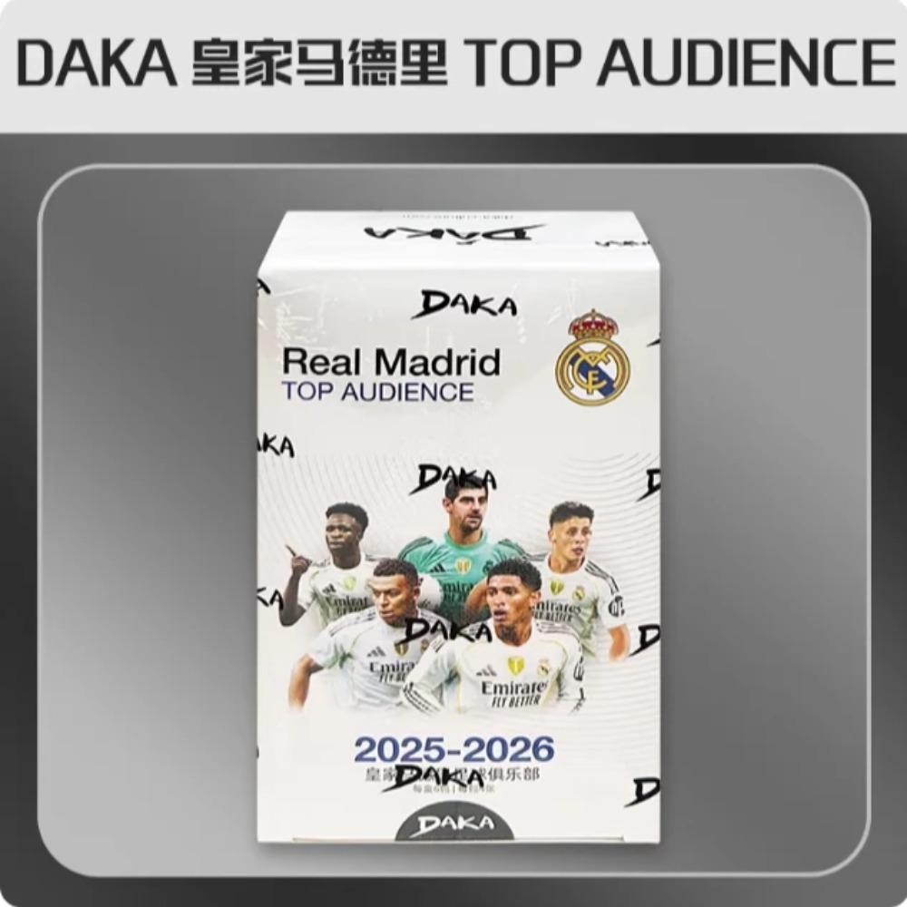 DAKA Top Audience Real Madrid Barcelona Football Trading Cards Sealed Box Limited Parallel Numbered Autograph Cards Collect