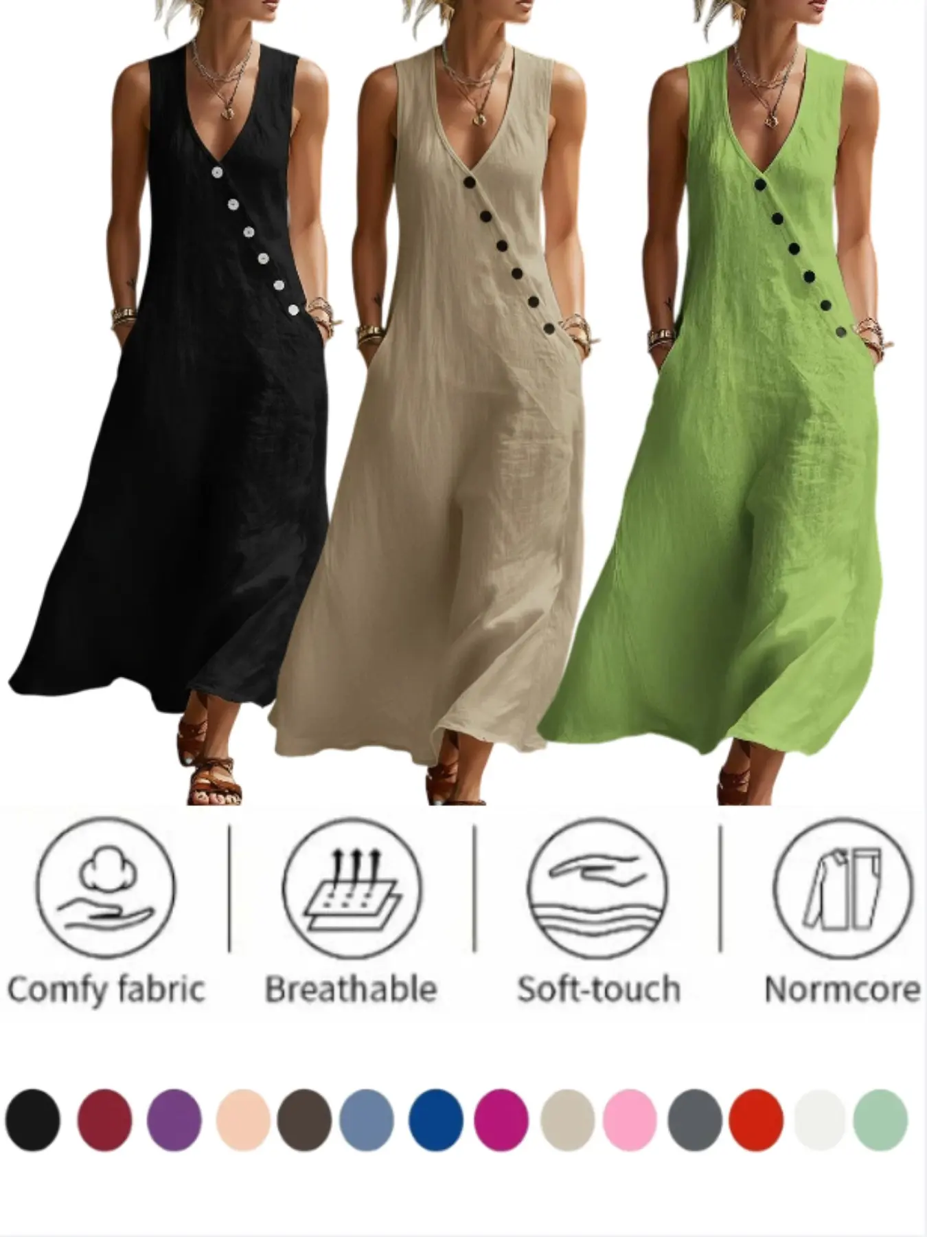 Black + Khaki + Light Green