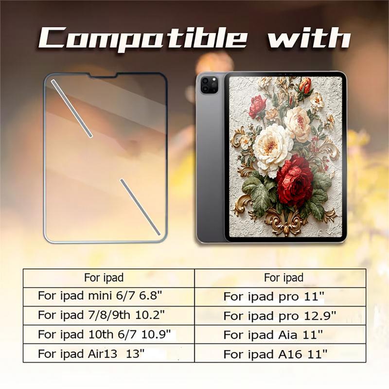 2-piece set suitable for iPad 10th/11th A16 tablet screen protector, high-definition transparent, effective anti-fingerprint. Provides thoughtful protection for the screen.   For ipad 10th 11th A16 Ipad Tablet Accessories