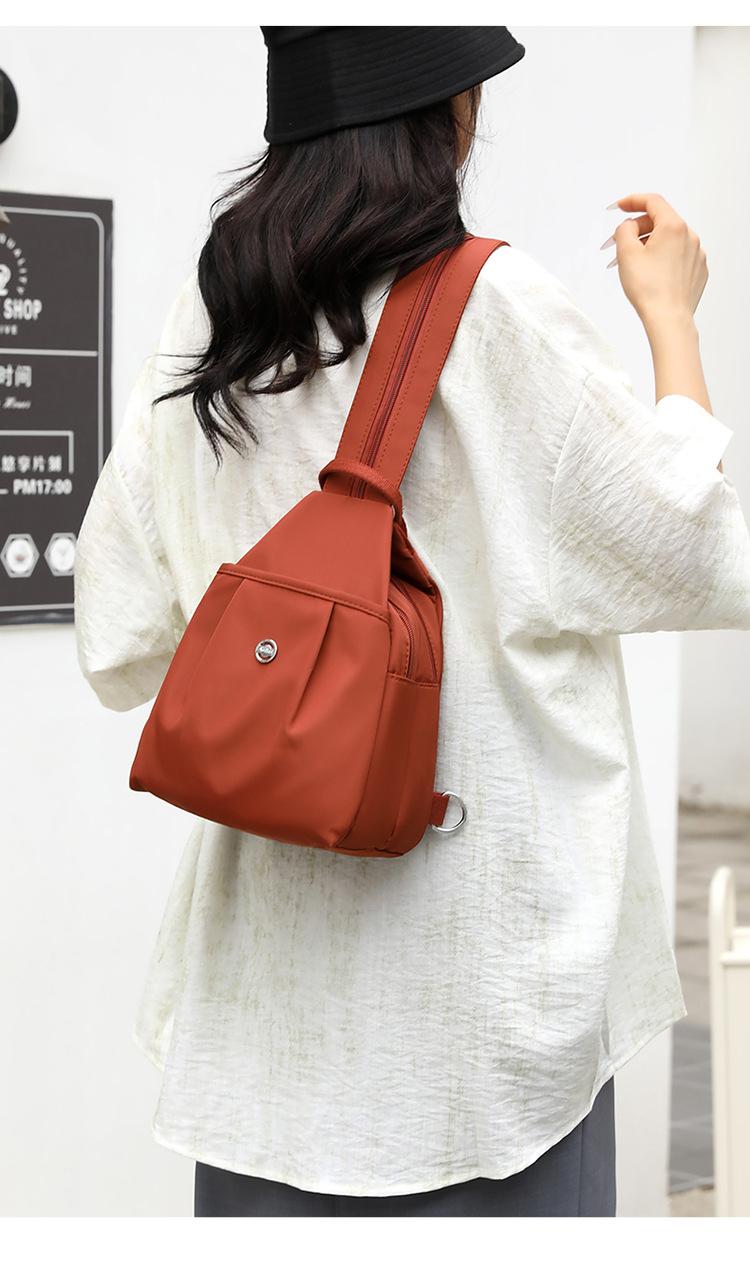 Velora Fashion Oxford Cloth Casual Backpack Messenger Bag Chest Bag with Side Pouch Adjustable Strap Zipper Pocket Inner Patch Pocket 30x21x14cm Velora Fashion Oxford Cloth Casual Backpack Messenger Bag Chest Bag with Side Pouch Adjustable Strap Zipper Pocket Inner Patch Pocket 30x21x14cm