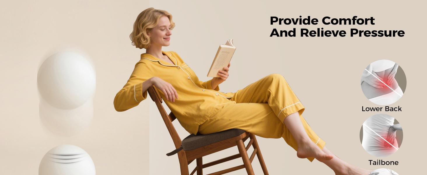 Downluxe Soft Memory Foam Chair Cushions for Dining Chairs, 16"x16"x2" U-Shaped with Ties & Non-Slip Backing, Microfiber Polyester, Christmas Gifts, #TikTokShopBlackFriday