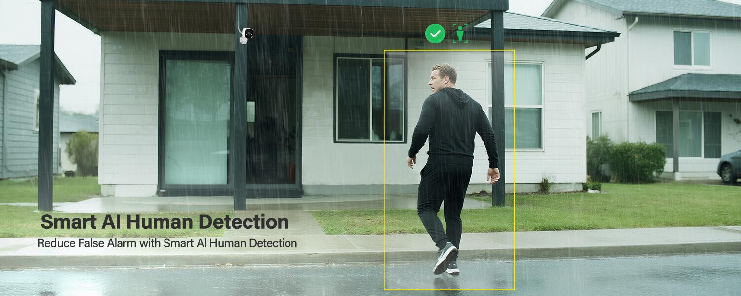 Indoor WiFi Monitoring Camera - Wireless WiFi Camera, 2.4G/5G Dual-Band, Full HD, AI Motion Detection, Sound Alert, 2-Way Audio, Night Vision, Cloud/Micro SD Storage, Wall Mount, Alexa/Google Home Compatible for Home Surveillance, Baby Monitor