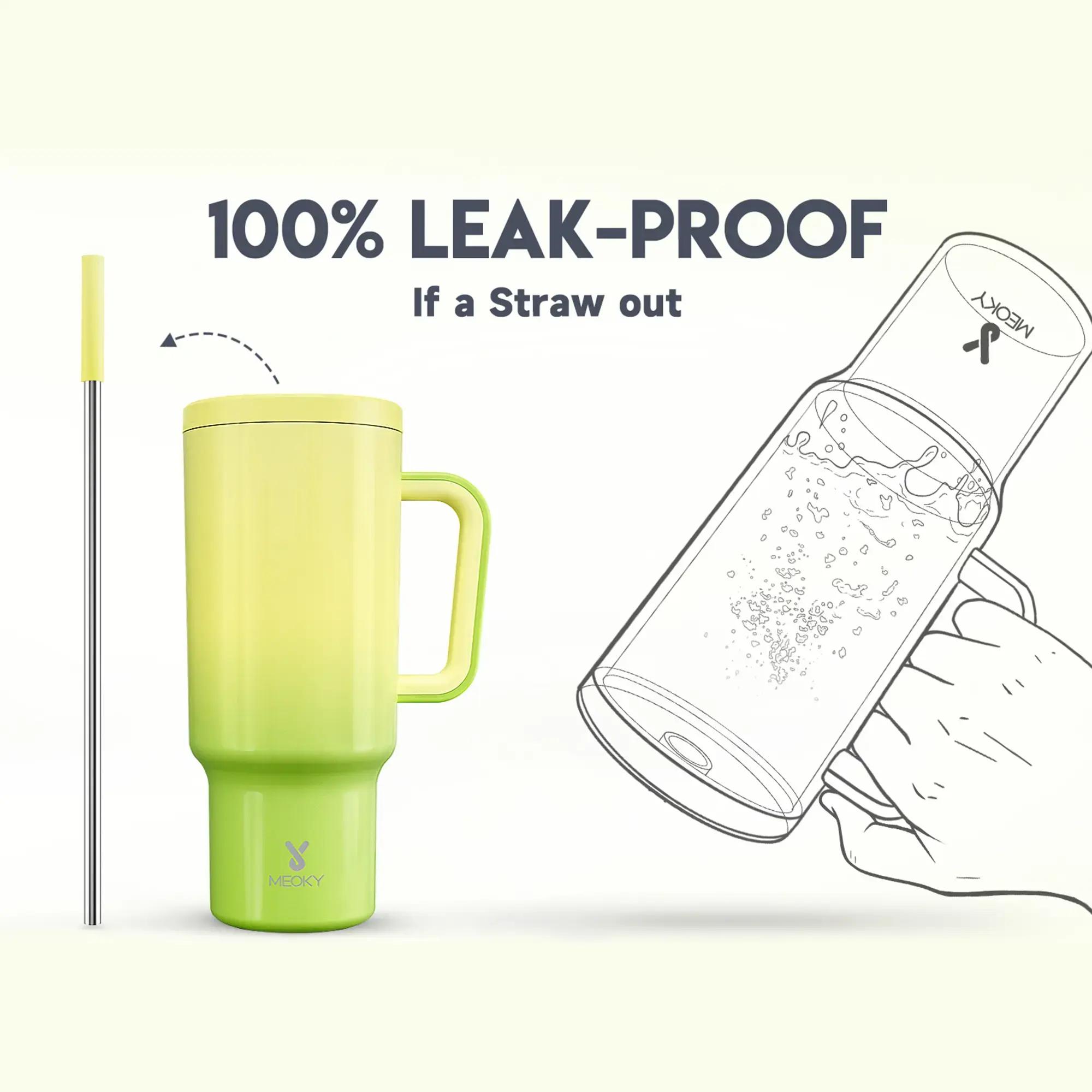 40oz Vacuum Flask, Vacuum Insulated Tumbler, Stainless Steel Water Bottle with Handle, Large Capacity Drinking Cup for Home Office Outdoor Camping