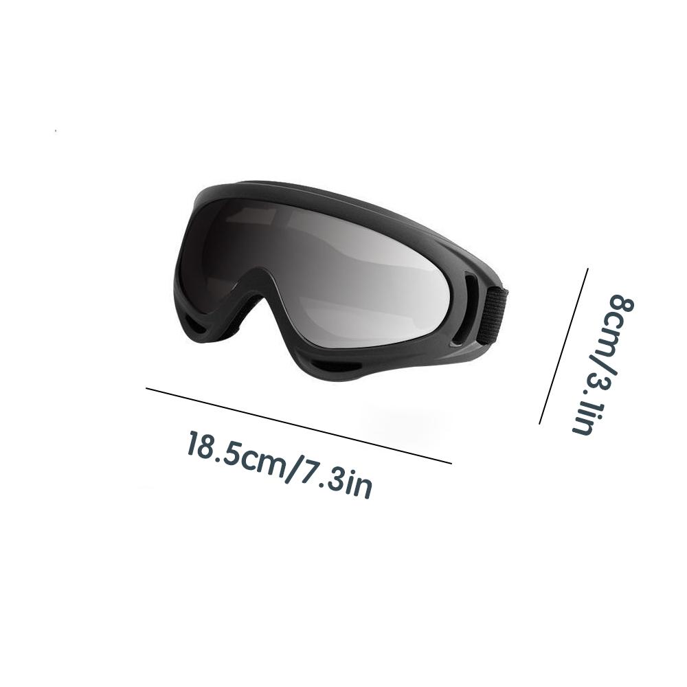 Dog Goggles, Stylish Pet Sunglasses, Large Dog Eyewear, Windproof, Unique Pet Accessory, Perfect for Photos, Cute Outdoor Gear, Dual Straps