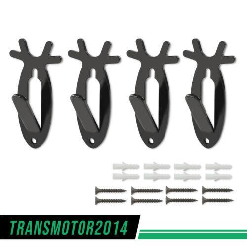 6Pcs European Mount Skull Wall Hanger Hook Deer Antelope Antler Mount Bracket Strong Hooks for Heavy Objects Upgraded Version