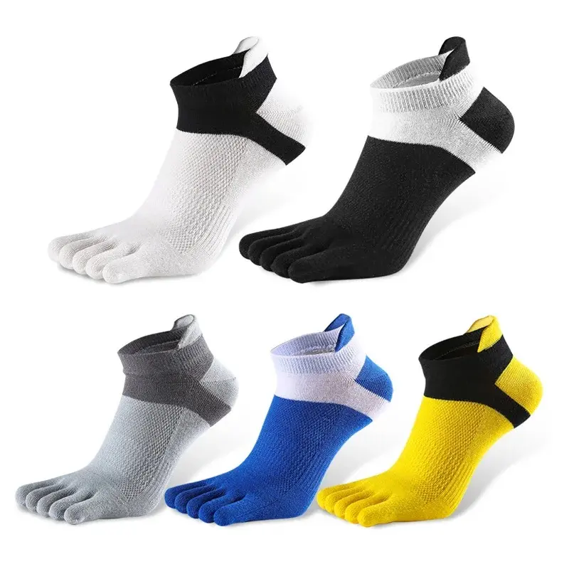 5 Pairs Five Finger Toe Socks for Men Women Breathable Athletic Ankle Socks with Separate Toe Design, Sports Socks for Running, Walking, Gym, Training, Hiking, Yoga, Travel, Daily Wear, Sneakers, Workout, Fitness and Active Outdoor Lifestyle Use