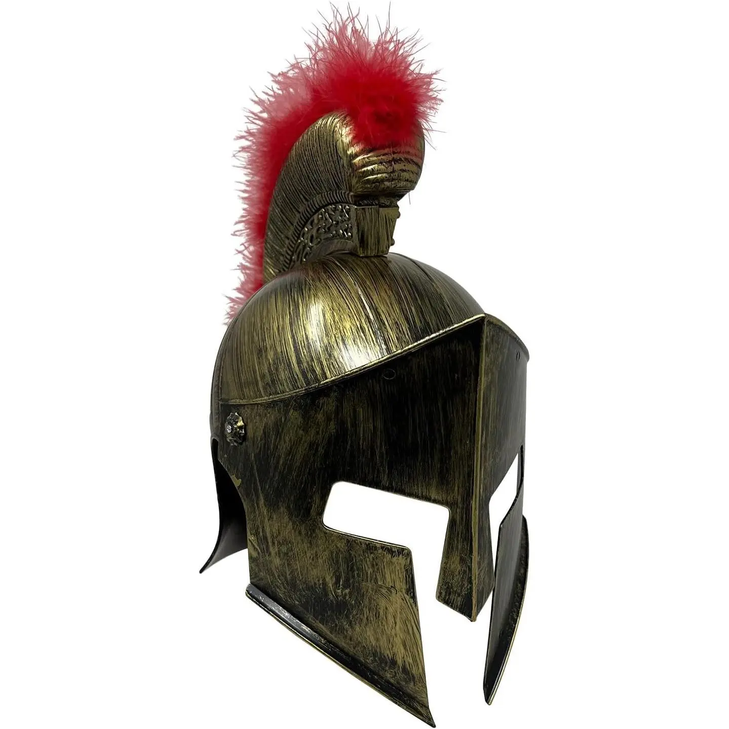 Spartan Warrior Helmet for Adults – Greek Roman Soldier Medieval Costume Headwear Cosplay ArmorGift