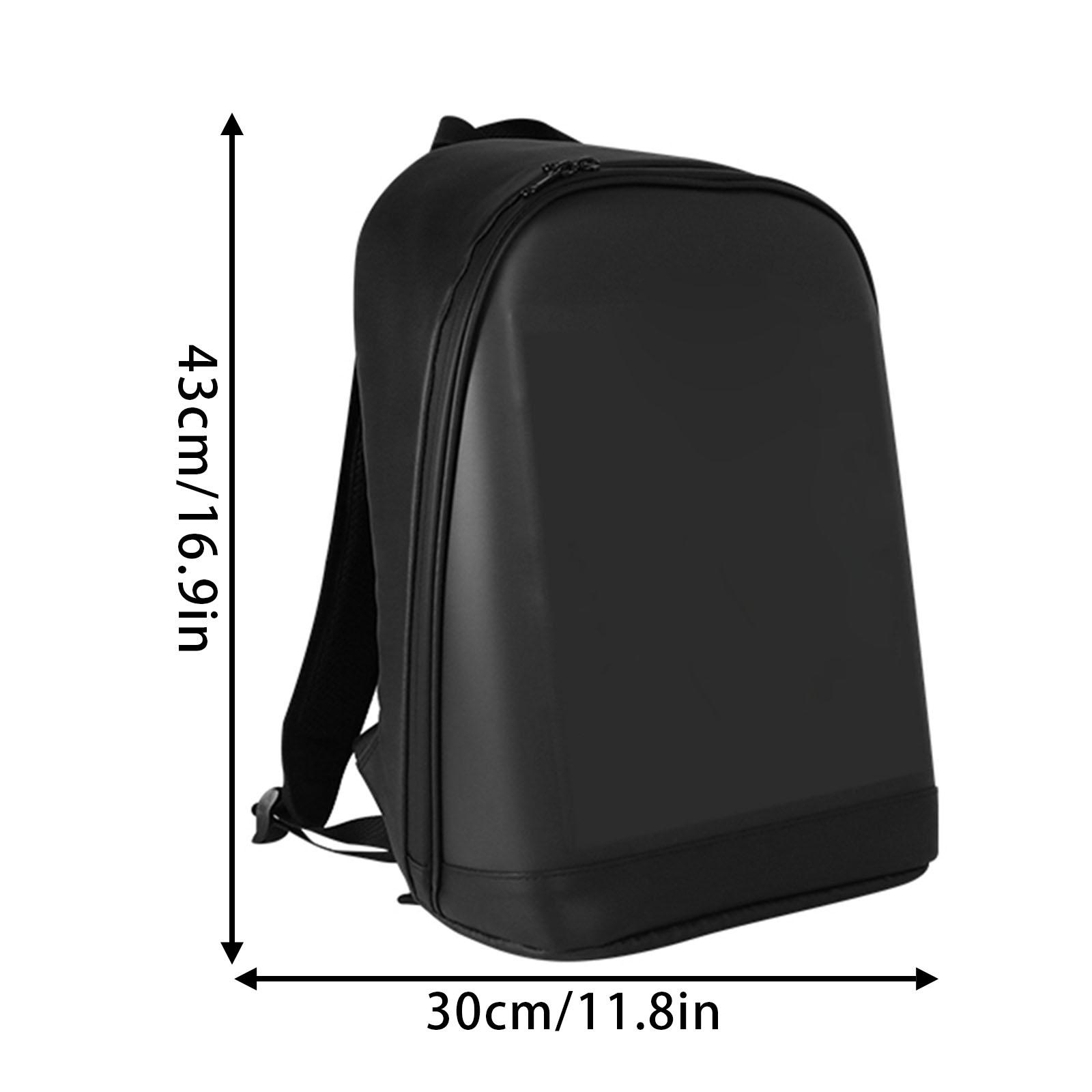 Smart LED Backpack with Bluetooth Connection, Laptop Backpack, Men's Cool Backpack Suitable for Motorcycles and Bicycles
