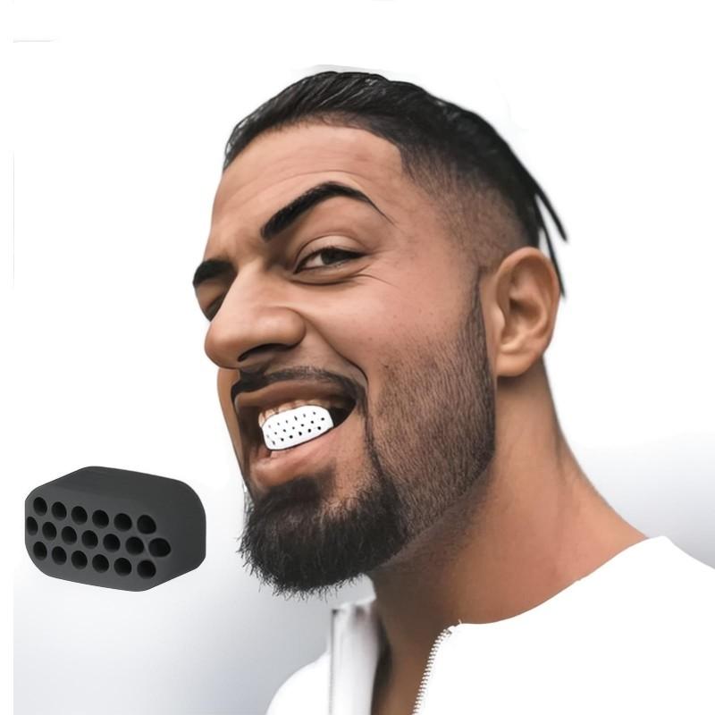 Silicone Jaw Exercise Ball, Facial Sculpting Tool, Chin Line Fitness Bite Ball, Neck Shaping Device, Double Chin Workout, Beauty Aid