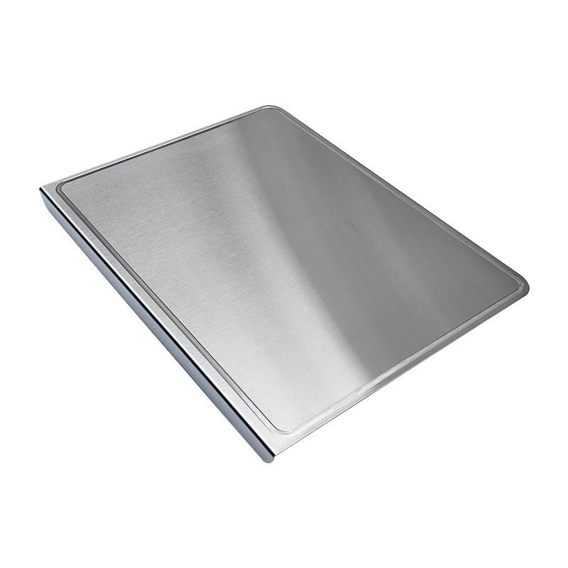 High-Quality Food-Grade 304 Stainless Steel Chopping Cutting Board, Heavy-Duty Thickened, Durable, Juice Groove, Easy to Clean, Kitchen Counter Stable, Durable Cutting Boards, Cooking Cutting Board