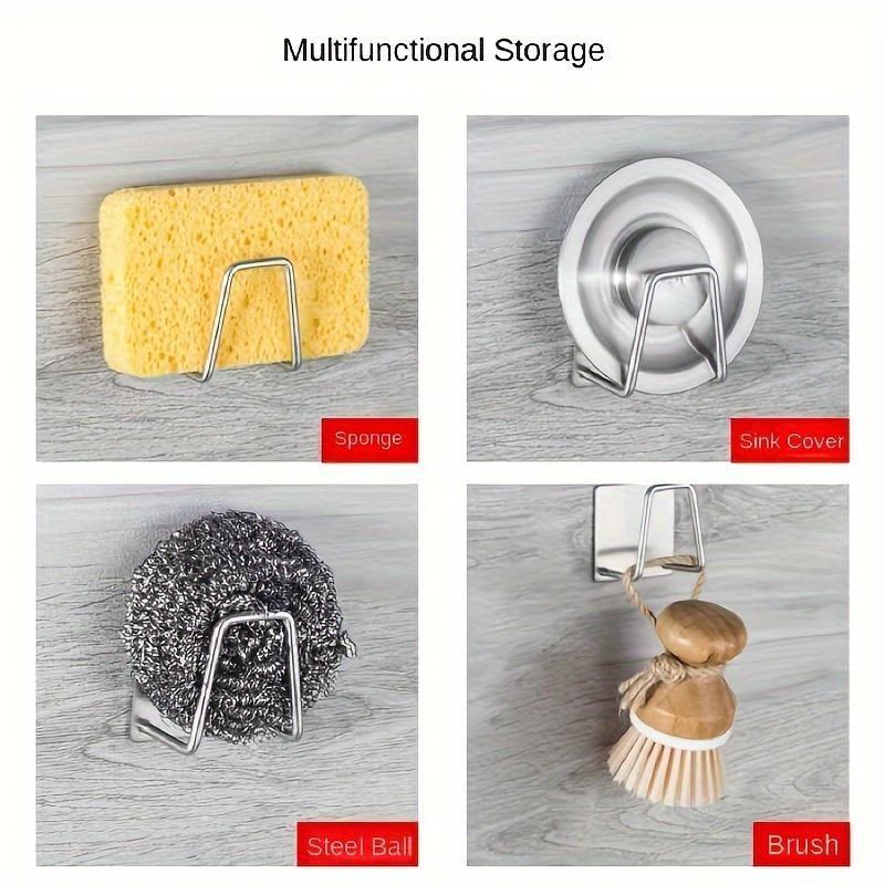 8pcs Multi-Functional Kitchen Storage Set, Easy Install Wall-Mounted Pot Lid & Cutting Board Holder, Space-Saving Under Cabinet Rack, Wall Mounted Hook