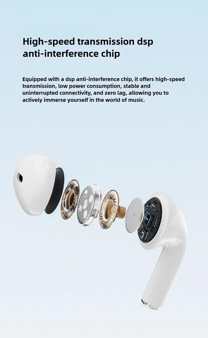 TWS Bluetooth 5.3 Wireless Earbuds In-Ear Earphones for Sports Gaming Office Work