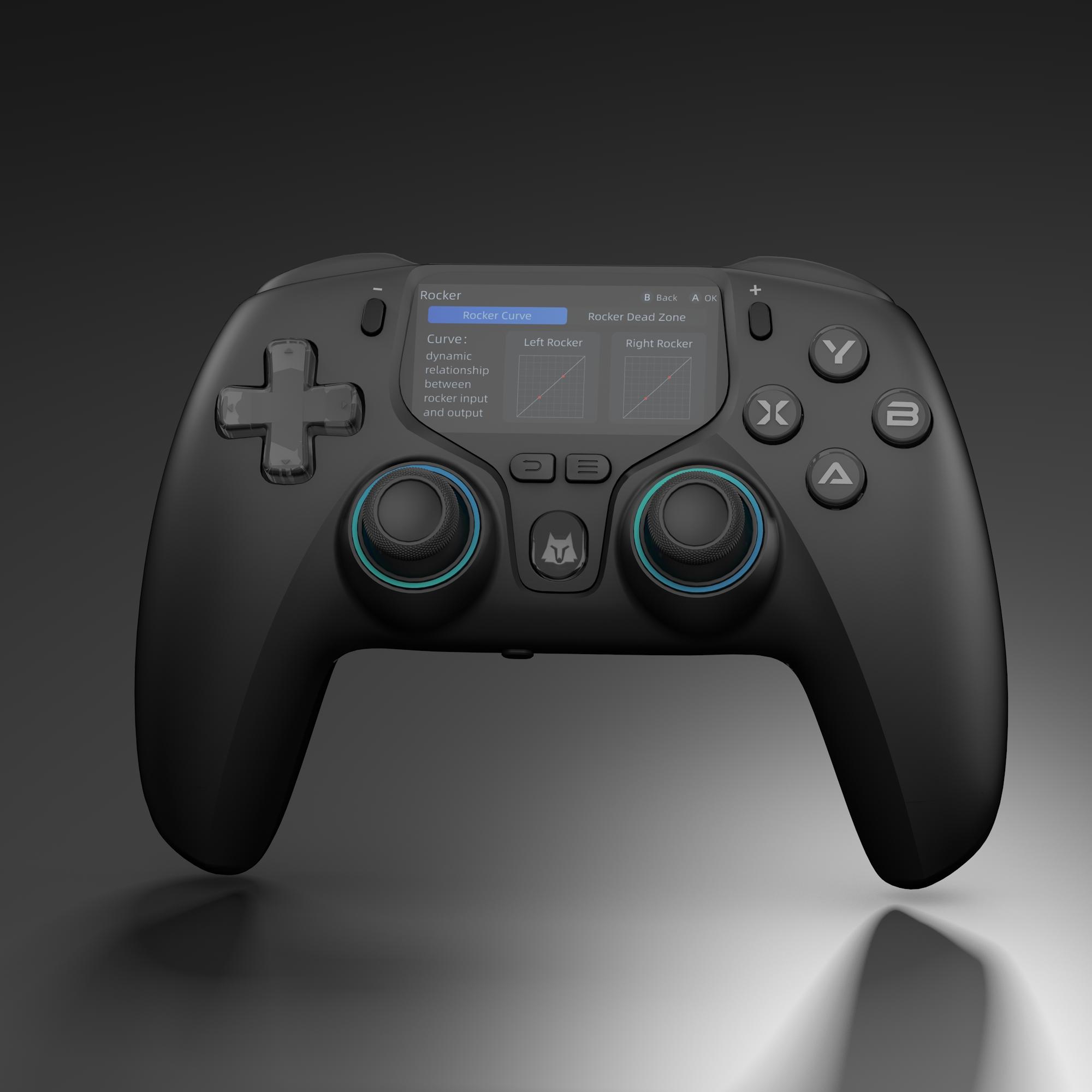 Multi-Platform Hall Game Controller, Long-Life Joystick Trigger, Back Button Programming, 5-Level Vibration, Full Function Calibration