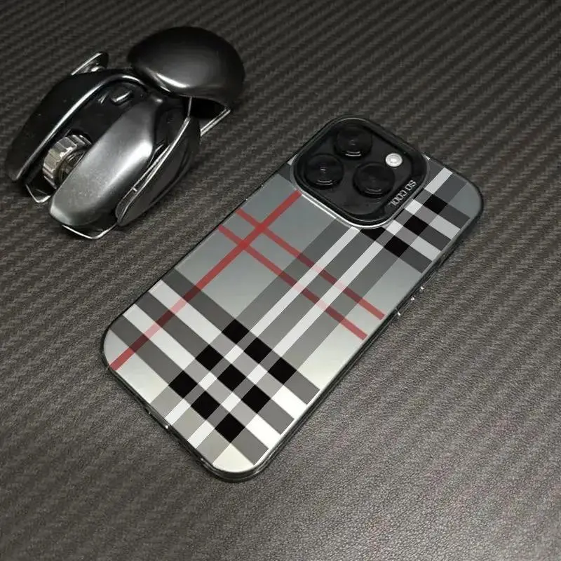 Fashionable classic plaid pattern, shockproof protective case, suitable for iPhone 17 16 15 14 13 12 11 Xs Xr & Samsung Galaxy S26 S25 Ultra S24 Plus S23 FE S22 S21 Series.A2681