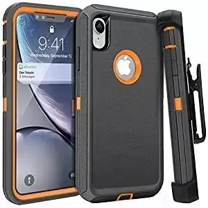 3 in 1 Armor Shock Proof Case for iPhone X XS MAX XR Defender Clip Case for iPhone 16 15 14 13 12 11 Pro Max Mini 6 6s 7 8 plus