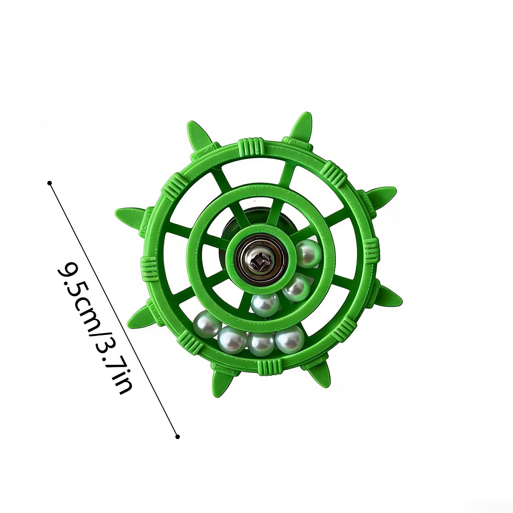 Parrot Steering Wheel Colorful Beads Turntable Toy, Entertainment Stress Relief, Bird Cage Decoration, Interactive Parrot Toy