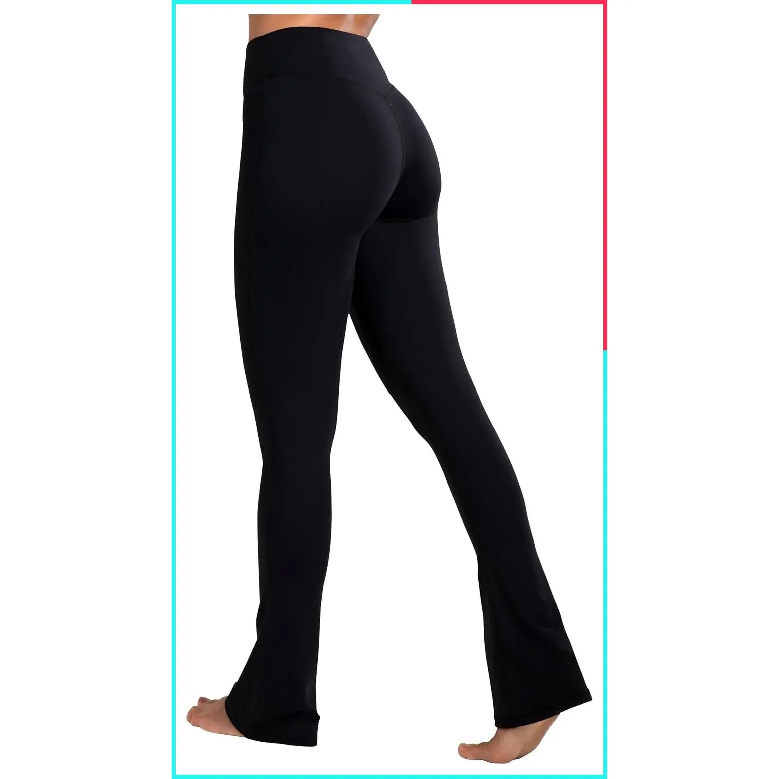 High Waist Mini Flared Leggings for Women Petite Bootcut Yoga Pants, Buttery Soft, High Stretch, Tummy Control, Workout Casual Dance