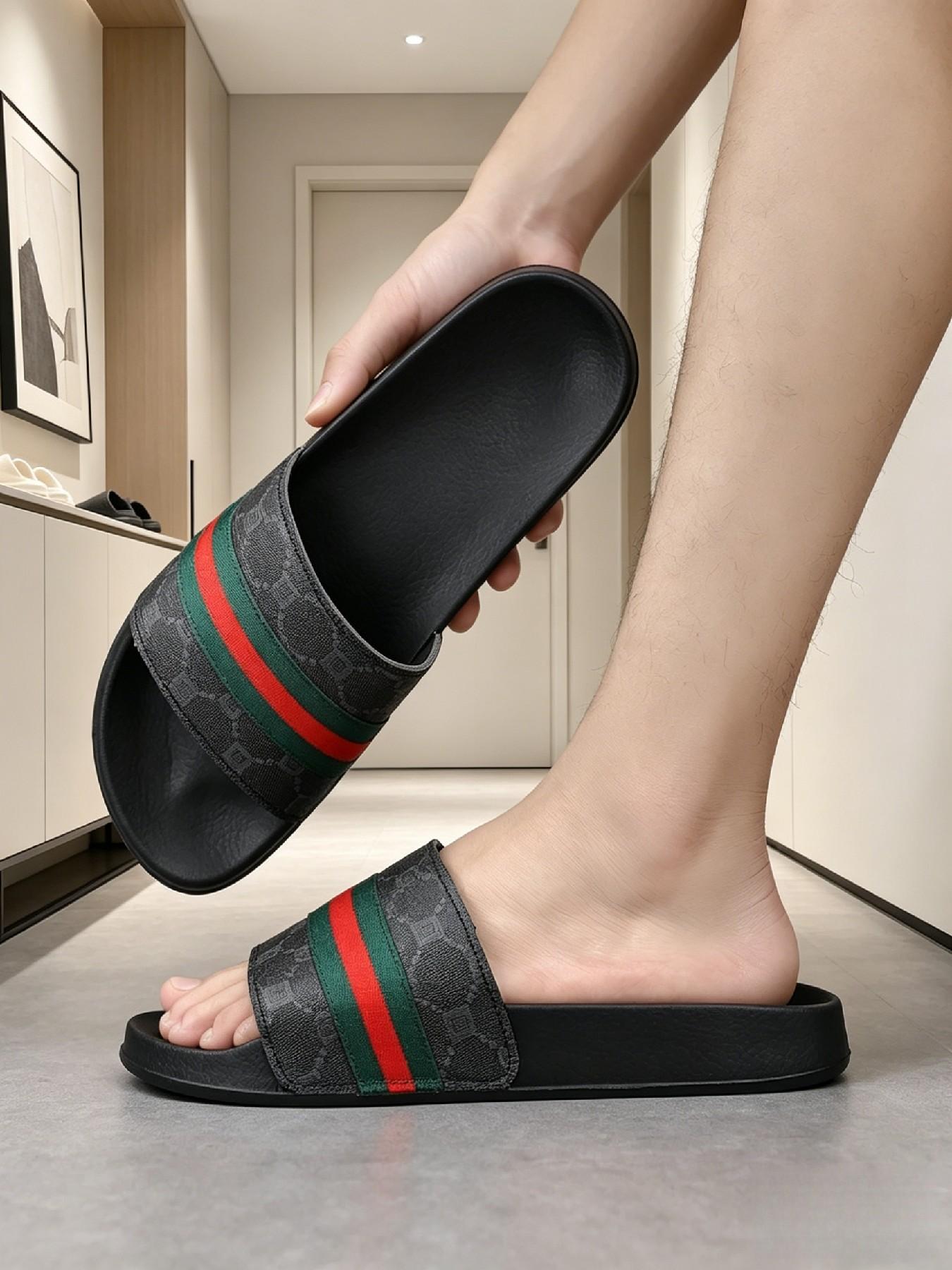 Couple Slippers, Fashionable Unisex Outdoor Korean Style Versatile Trendy Cool Sandals, Home Casual One-Strap Shoes