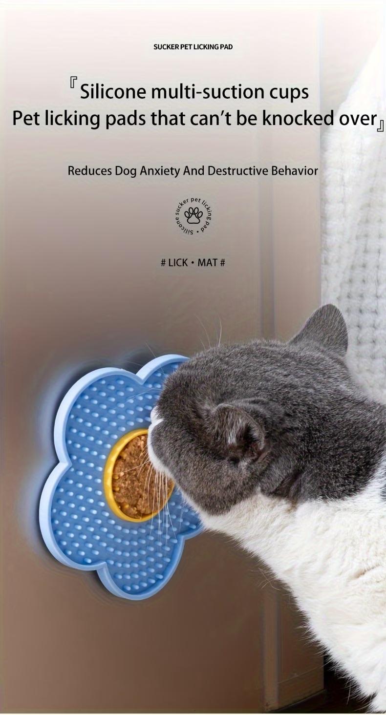 Lick Mat for Dogs & Cats - Slow Feeder with Non-Slip Suction Cups, Anxiety Relief, Dental Health Enhancer, Ideal for Grooming & Bath Time