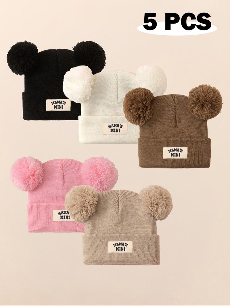 Newborn Knit Hat for Babies 1-3 Years Old, Casual Style Winter Beanie, Knitting Beanie, Warm Outdoor Use, Daily Commute Essential