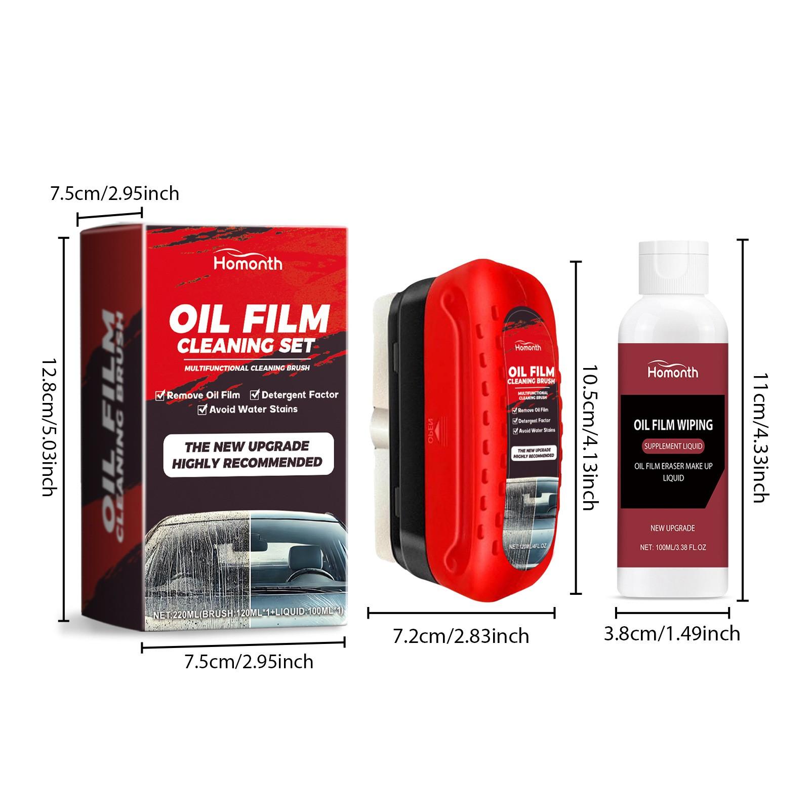 Car Windshield Cleaning Set, Glass Window Cleaner, Stain Removal, Waterproof, Rainproof Car Use, Automotive Care Essentials