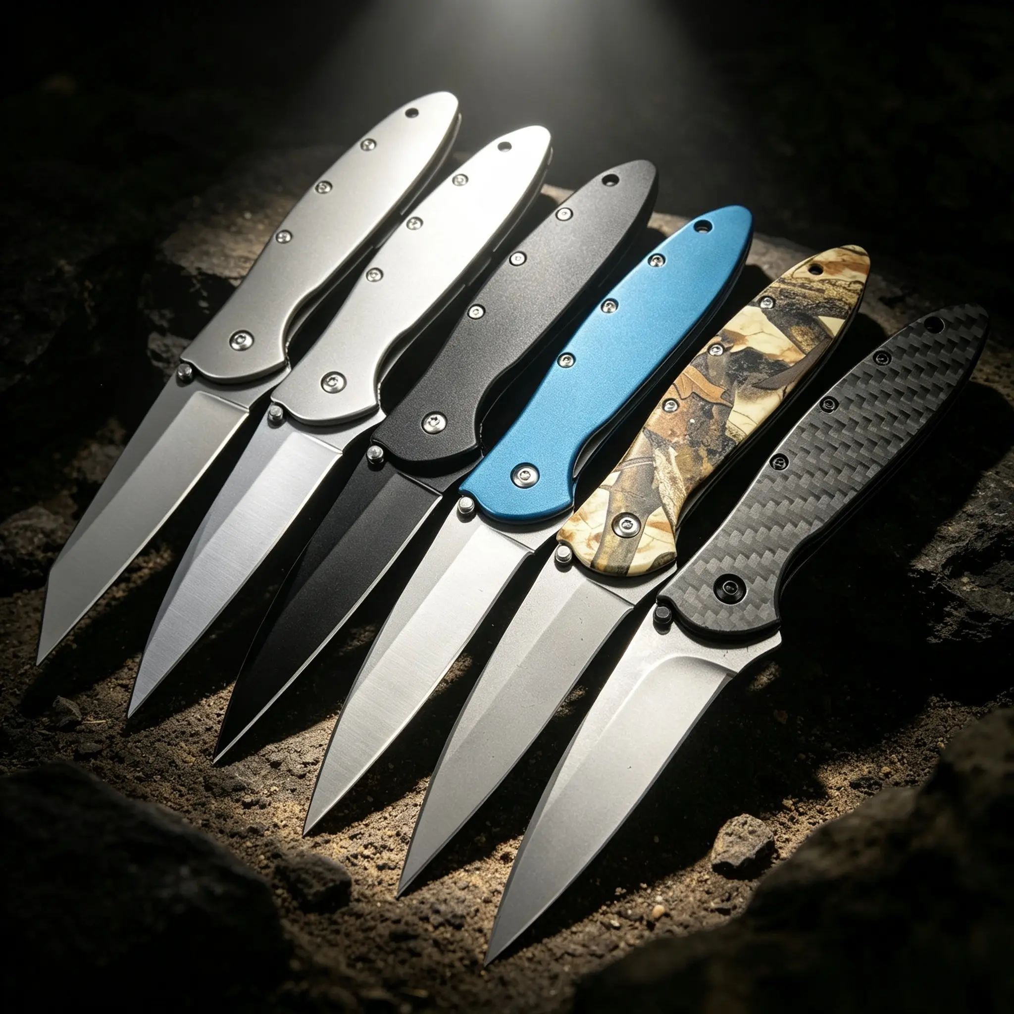 Portable 1660 Folding Knife - Flipper Assisted Opening – Compact EDC for Camping, Fishing, Rope Cutting, and Everyday Tasks
